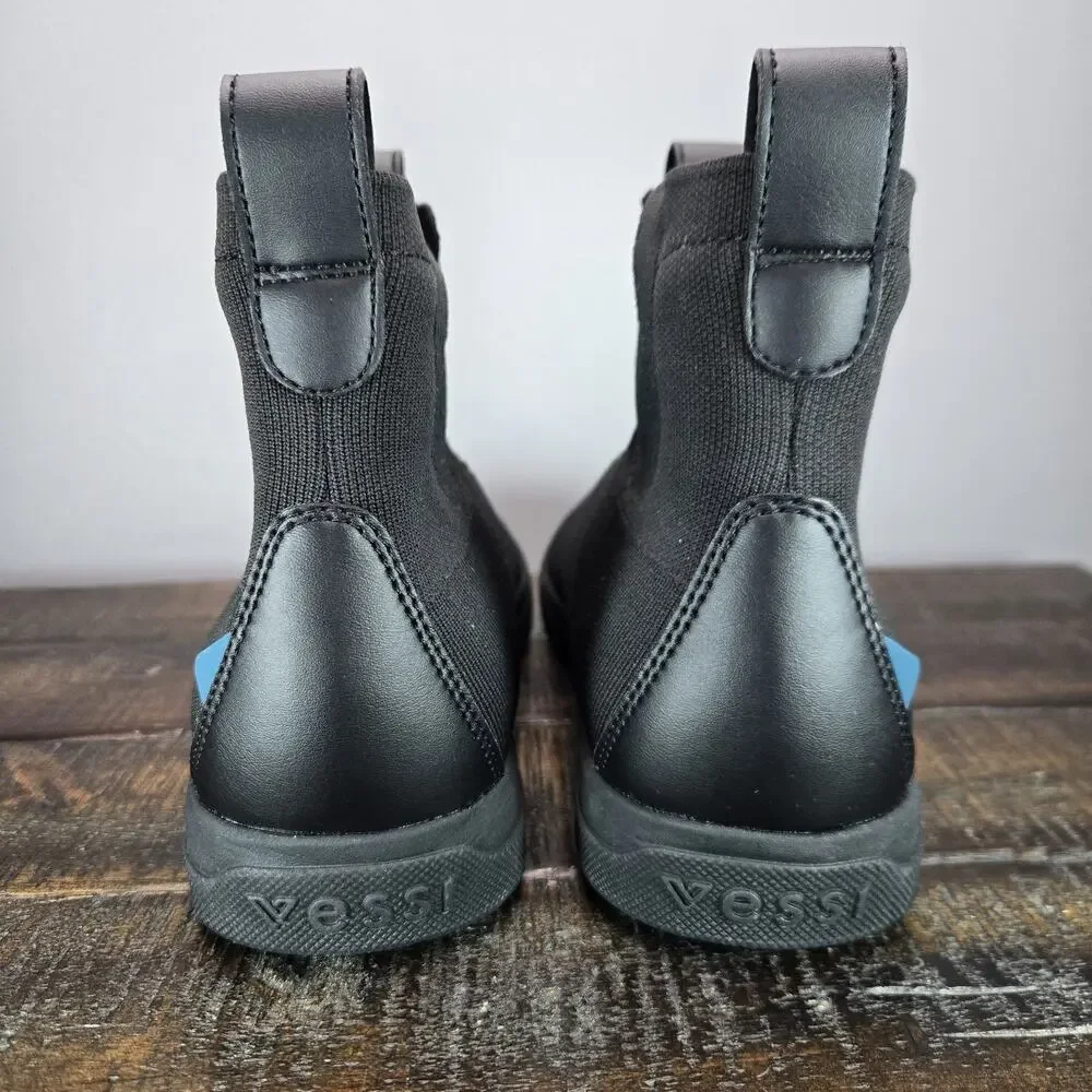 NEW Vessi Weekend Chelsea Mens Size 13 Waterproof Shoes Asphalt Black Black